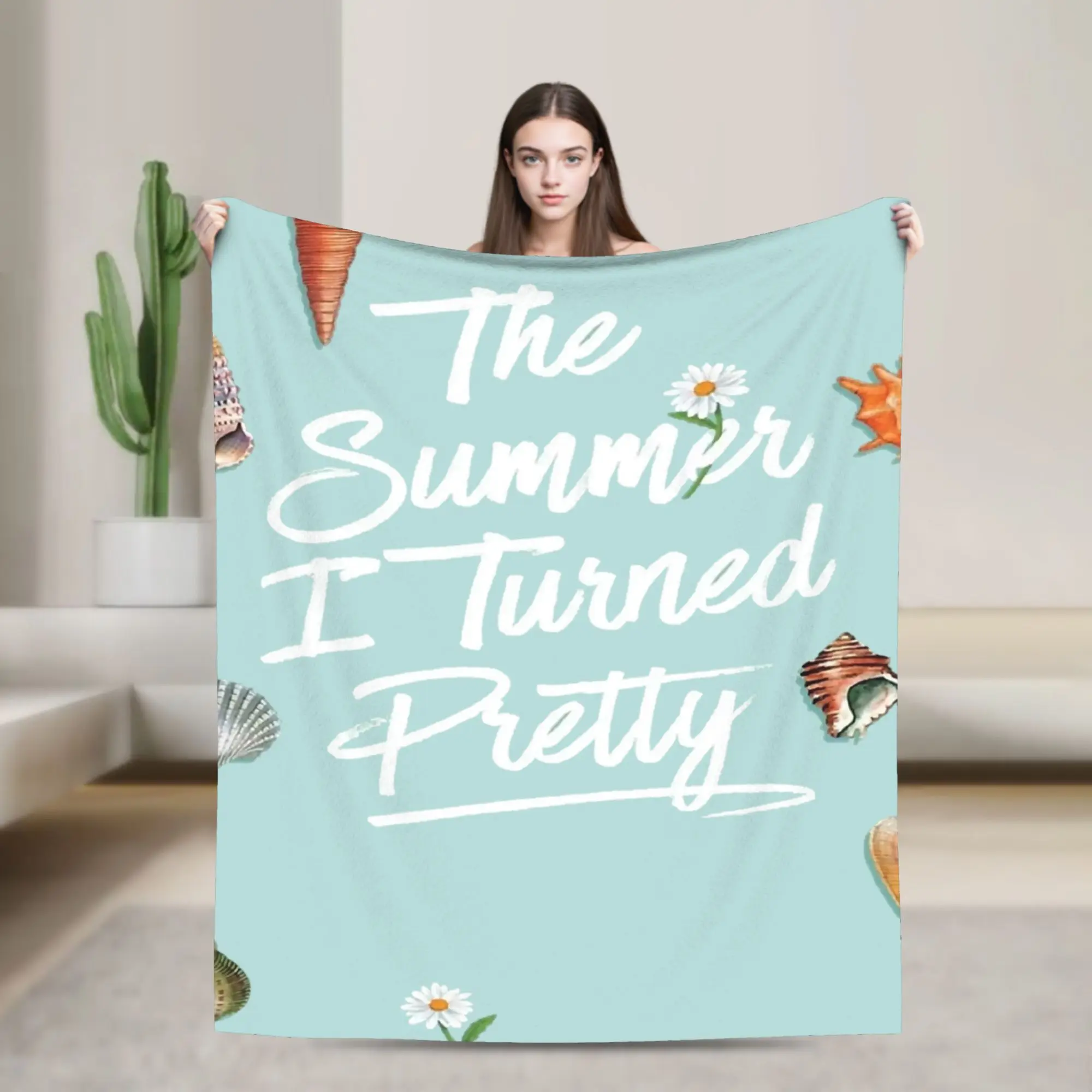 Conrad Fisher  Blanket Quality Soft The Summer I Turned Pretty   Throw Blanket Winter Students Couch Bed Novelty Bedspread