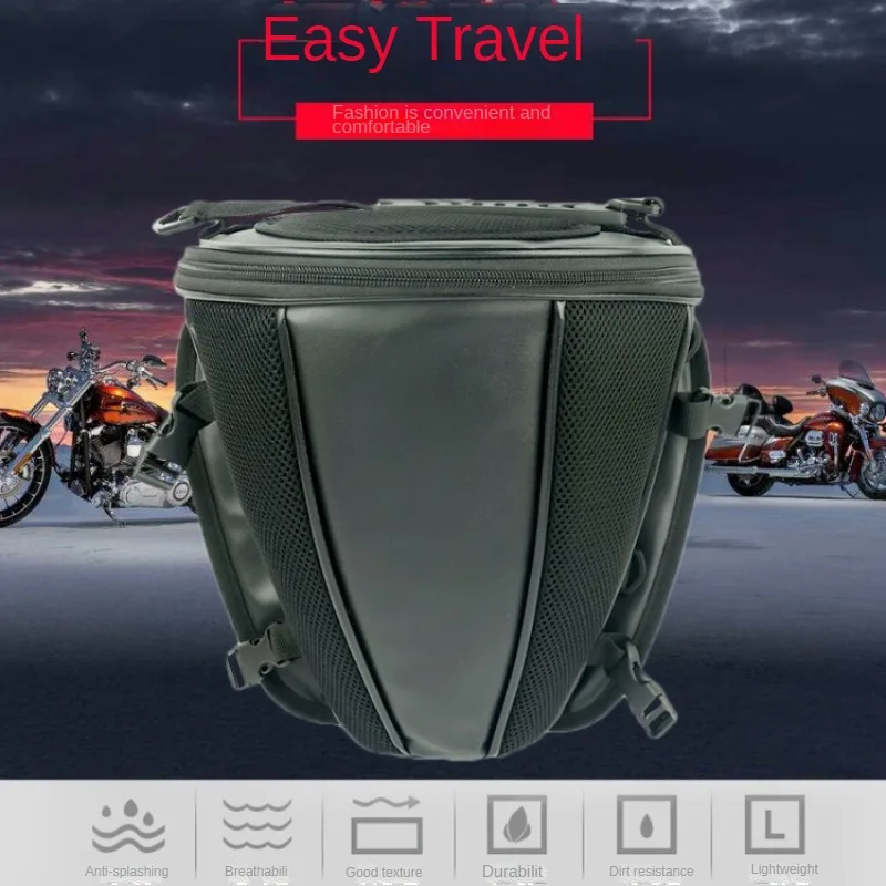 Motorcycle Fuel Tank Rear Seat Bag Knight Riding Large Capacity Storage Multi-purpose Motorcycle Side Crossbody Bag