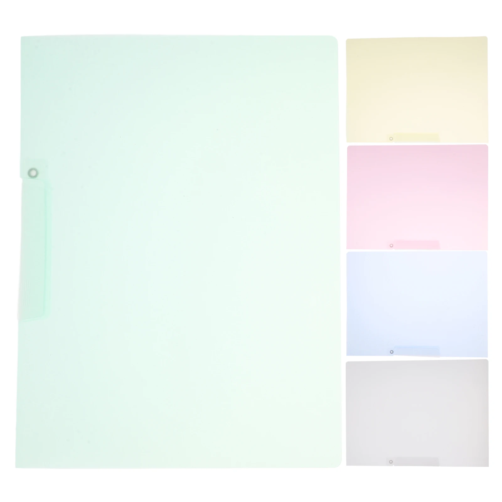 

Plastic Document Folder Clear Report Covers Office File Storage Clamp Folders For Teachers Students Birth Certificate Travel