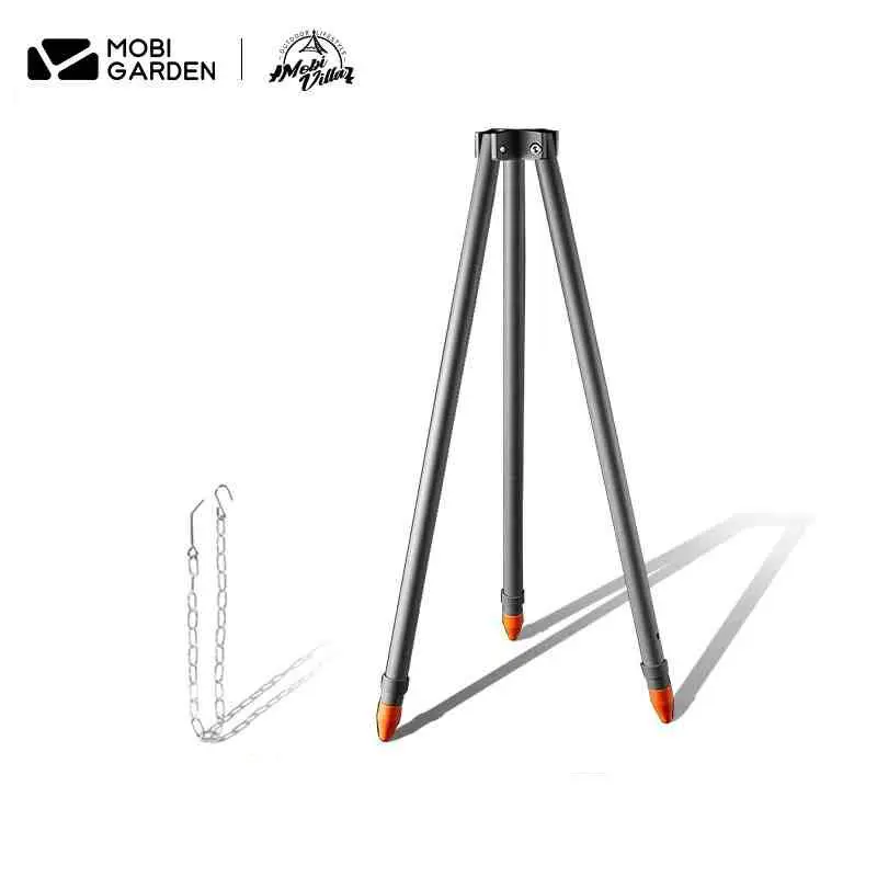 

MOBI GARDEN Tripod Outdoor Campfire Tripod Portable Bracket Campfire Camping Picnic Pot Hanging Pot Rack Tripod
