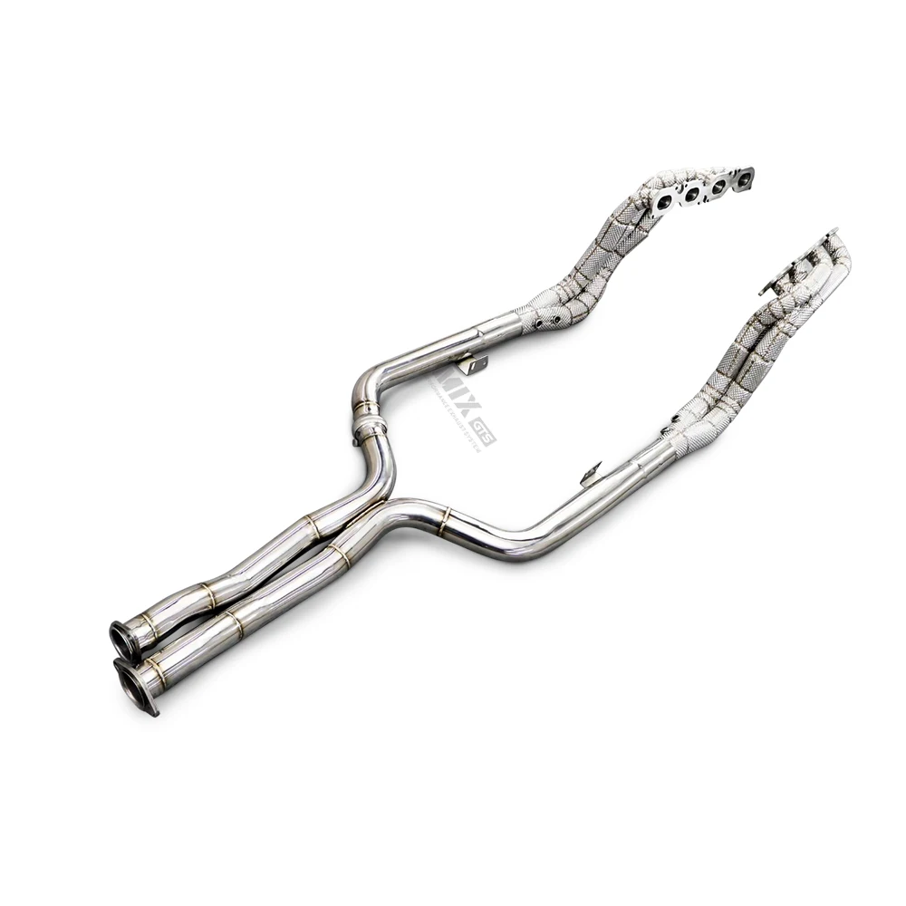 Cuski High Quality Racing Downpipe Exhaust System Catalytic Converter Exhaust Manifold for CLS63 6.2 2007-2015