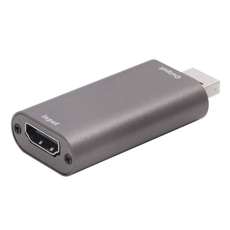 USB Audio Video Capture Card 4K 1080P HD-compatible USB 3.0 Record to DSLR Camcorder Action Cam for Gaming Streaming Teaching