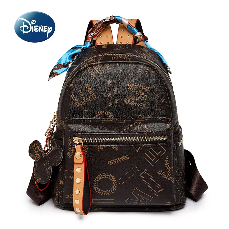 Disney Mickey New Women\'s Backpack Cartoon Mini Backpack Fashion Trend Women\'s Casual Backpack Large Capacity High Quality