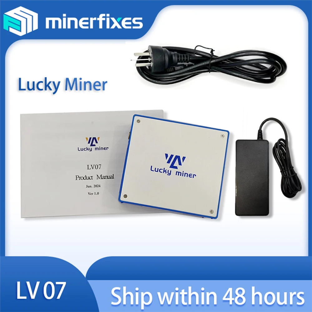 Imagem -02 - Bitcoin Btc Mineração Lucky Miner Versão Mais Recente Modelo v7 Solo Wifi 1t gh s Ethereum Miner Lv07 sem Esforço