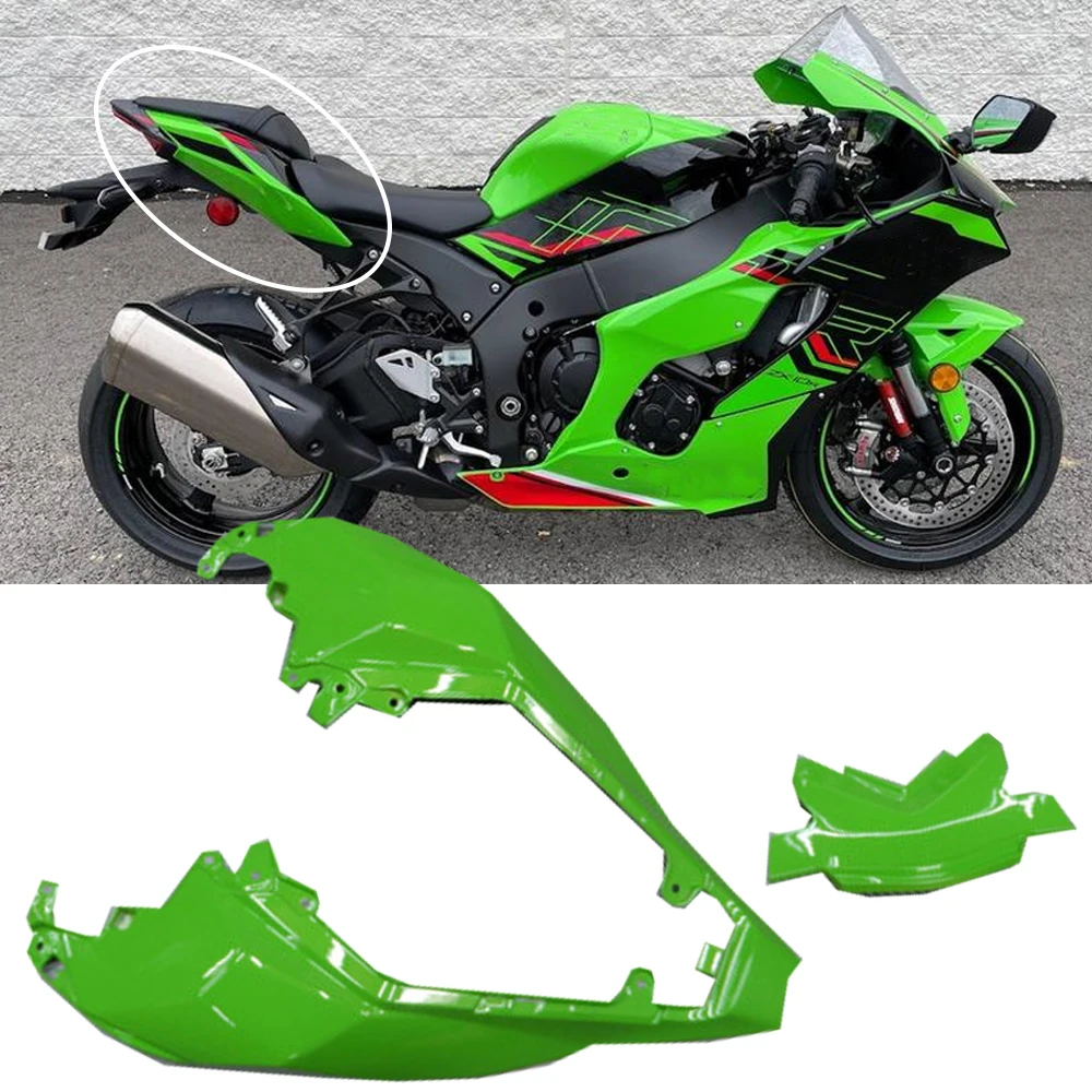 Motorcycle Tail Fairing Rear Seat Side Cover Cowl Panel For Kawasaki Ninja ZX10R ZX-10R ZX10RR 2021 2022 2023 2024 ZX 10R Parts