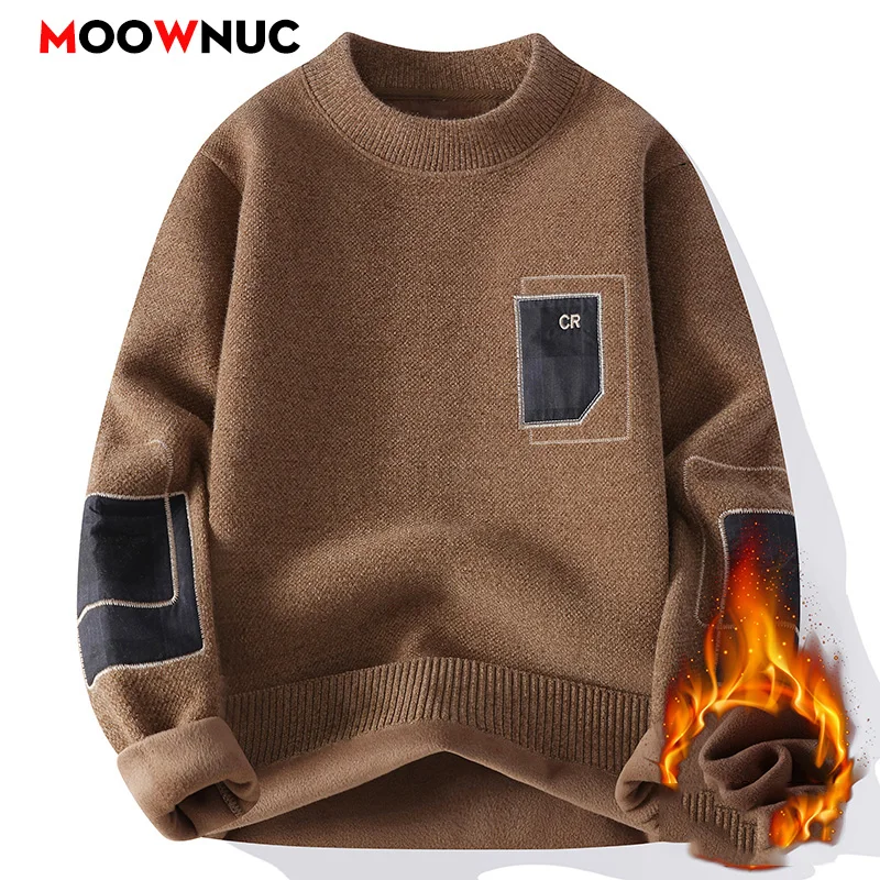 

Autumn Fashion Sweater Male Pullover Men's Streetwear Casual Knit Men's Jumpers Spring Sweat-shirt Men Clothing Solid Color