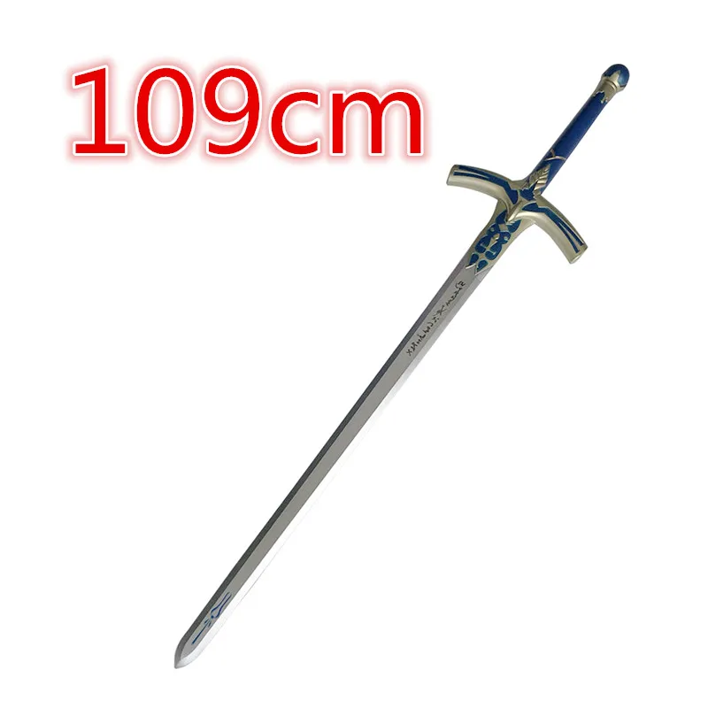 1:1 Cosplay Sword Weapon  Stay Night Sword Saber Sword 1:1 Victory Holy Sword Safety PU Sword in the Stone Model Halloween