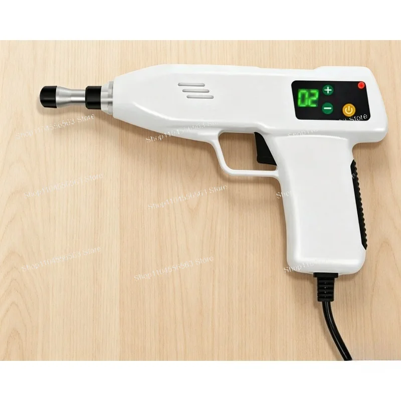 Electric Correction Massage Gun 4 Level 10 Heads Adjustable Chiropractic Physiotherapy Body Relax Tool