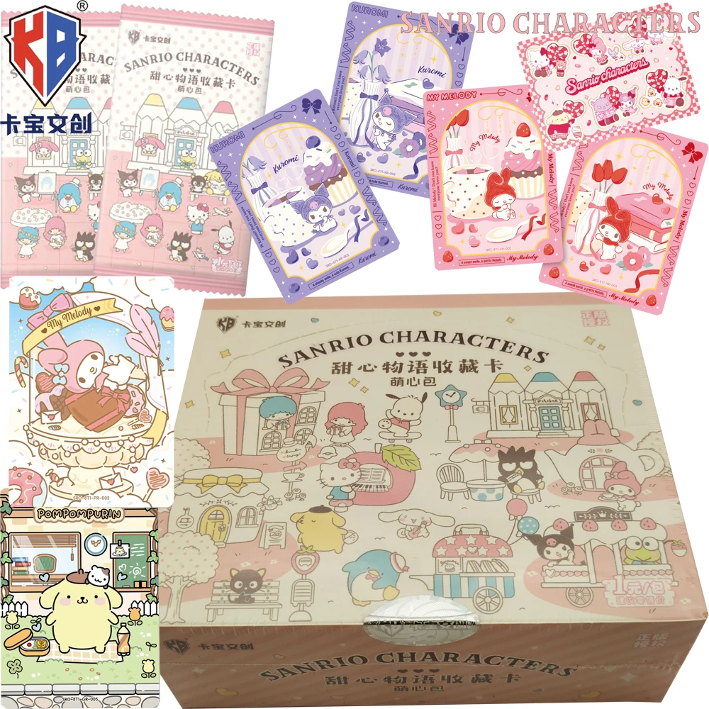 New Kabao Genuine Sanrio Japanese Famous Star Family Collection Card Cartoon Character Premium Cherish Toys Creative Cards Gifts