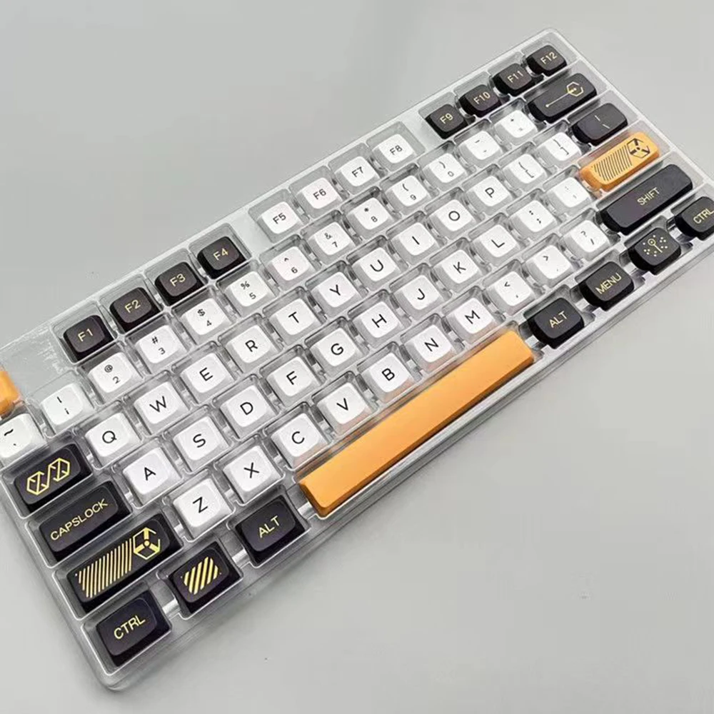 Virtual war theme 125-Key XDA  Keycaps PBT Dye-subbed for MX Switches of 61 63  67  87 104 108 Mechanical Keyboards