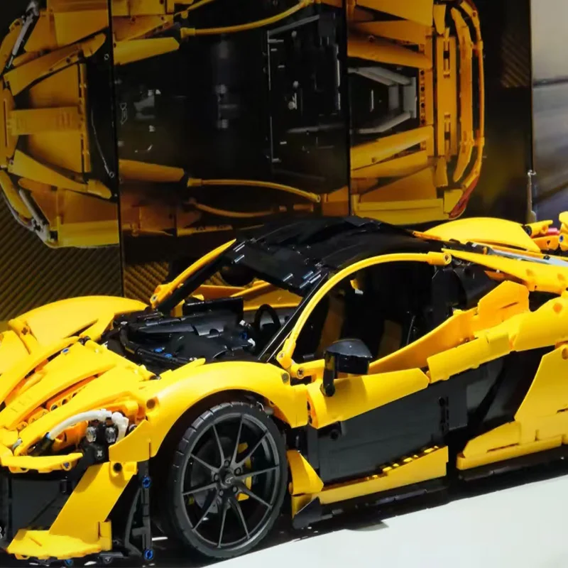 3893Pcs Technical Building Blocks P1 Super Racing Car 1:8 Sports Car Bricks Toys Set Model 42172 Ornament Kids Gifts Boys Toys