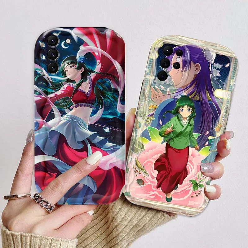 

Medicine House Girl Beautiful For Samsung S25 S24 S23 S22 S21 S20 A04 A05s A05 A06 Ultra Plus FE 5G Wave Oil Phone Case