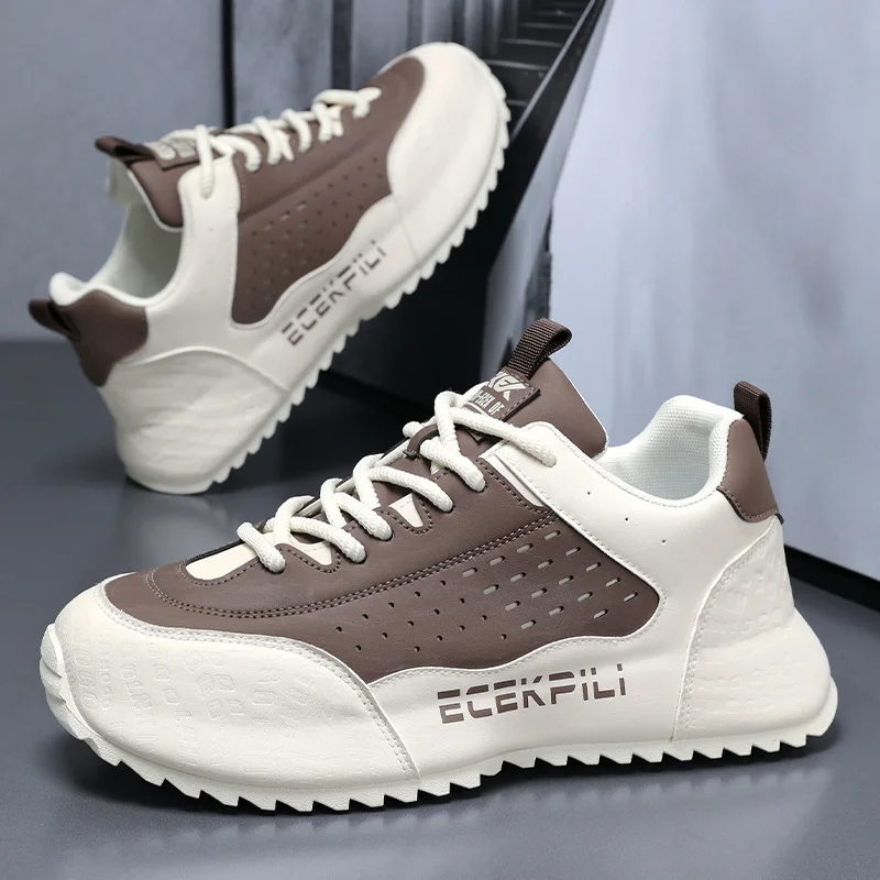 2025 New High Quality Men's Casual Sneakers Thick soled Height Increasing Sports Running Shoes Zapatos para hombres Large 39-48