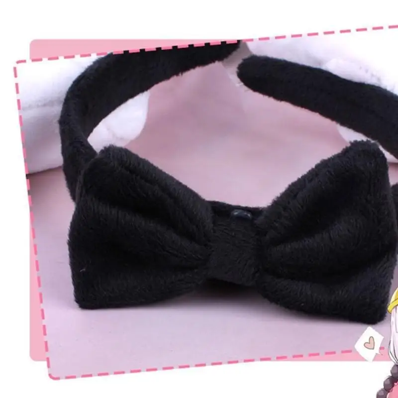 

Cosplay Bow Devil Hair Hoop Maid Horn Headdress Halloween Headband Cartoon Animal Stage Princess Hair Hoop Y166