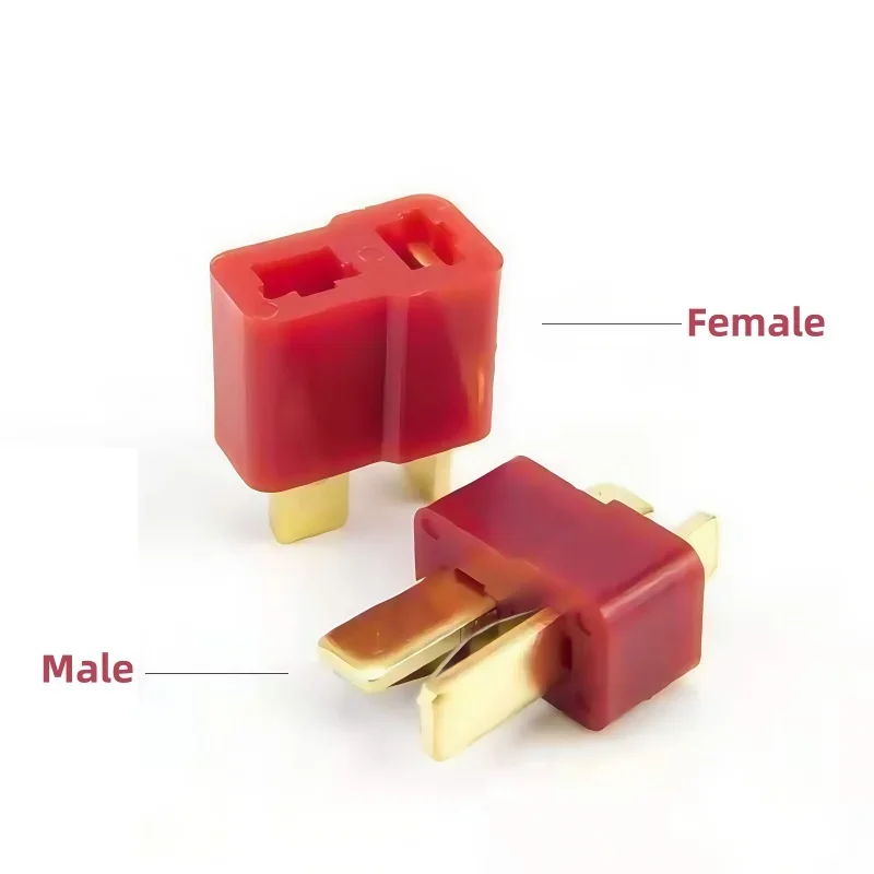 10PCS T- Plug Male & Female Connectors Deans Style For RC LiPo Battery ESC