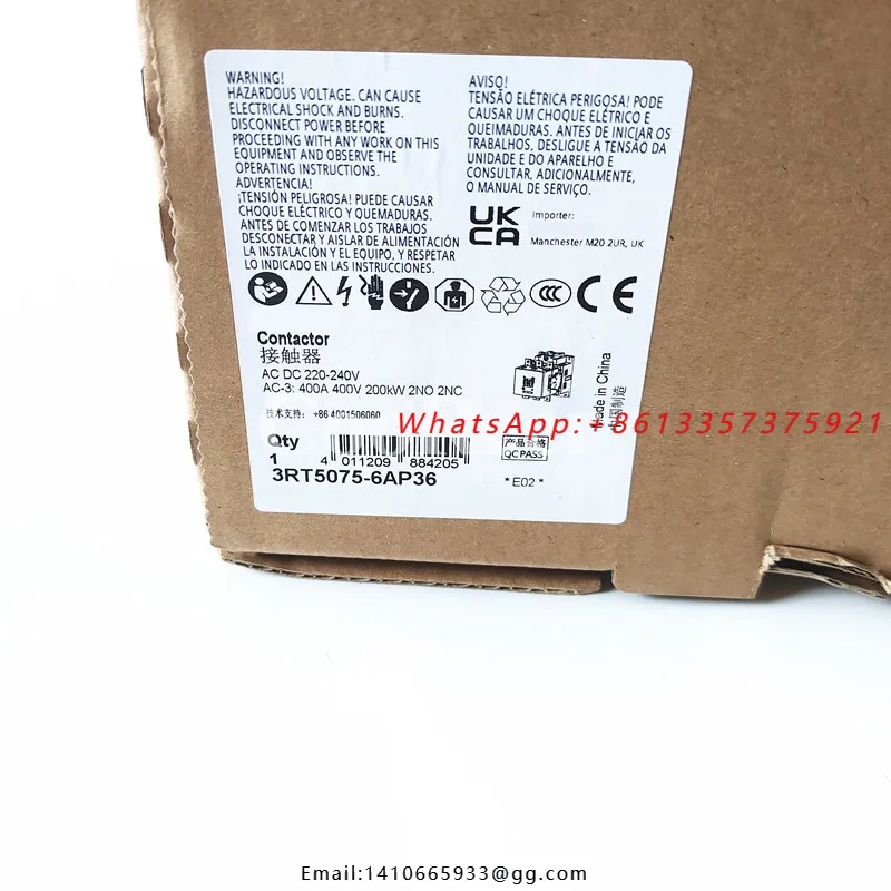Contactor 3RT5075-6AP36 Brand New