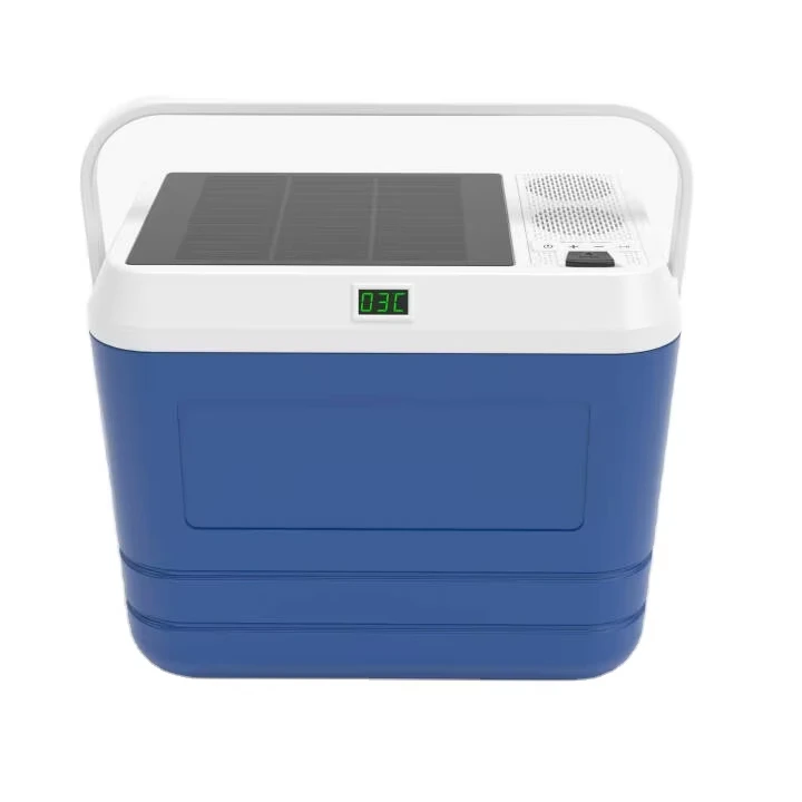 

20L Solar Panel Powered Coolers Fridge 12V Car Fridge Portable Refrigerator for Outdoor