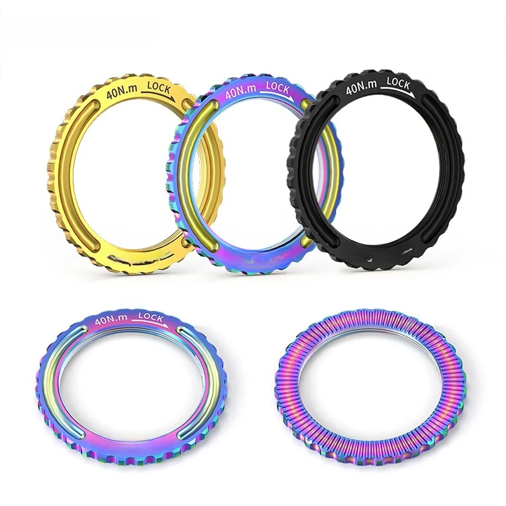 

1 Pcs Lock Ring Nut Center Lock Disc Brake Lock Ring Nut High-performance Alloy Cover For Campagnolo CP Wheelsets Accessories