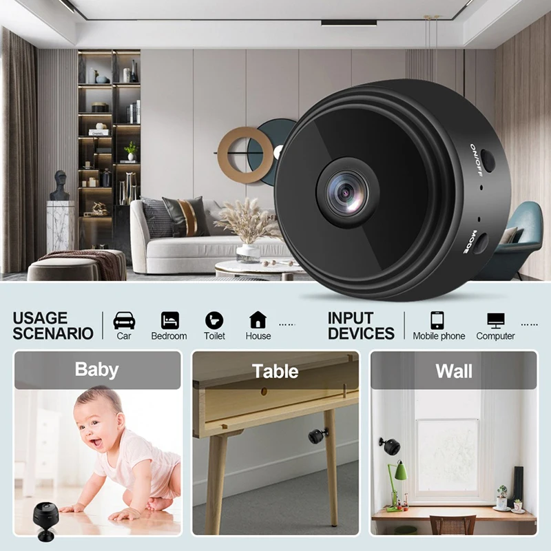 

A9 Mini IP Camera 1080p HD Wireless Micro Camcorders Night Version Voice Video Security Surveillance Wifi Cameras Smart Home