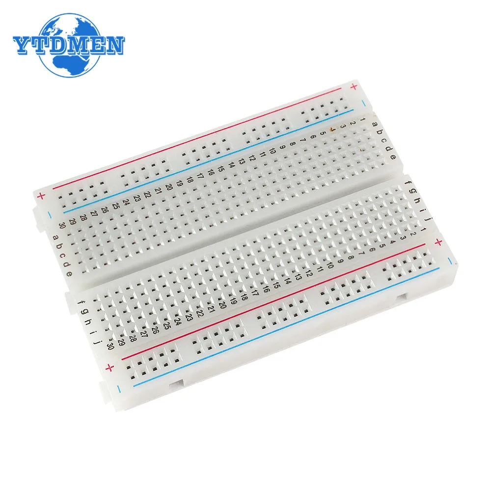 1/2/5 Stuks Breadboard 400 Bindpunt Soldeerloze Pcb Mini Universele Test Protoboard Diy Brood Board Voor Arduino Test Printplaten