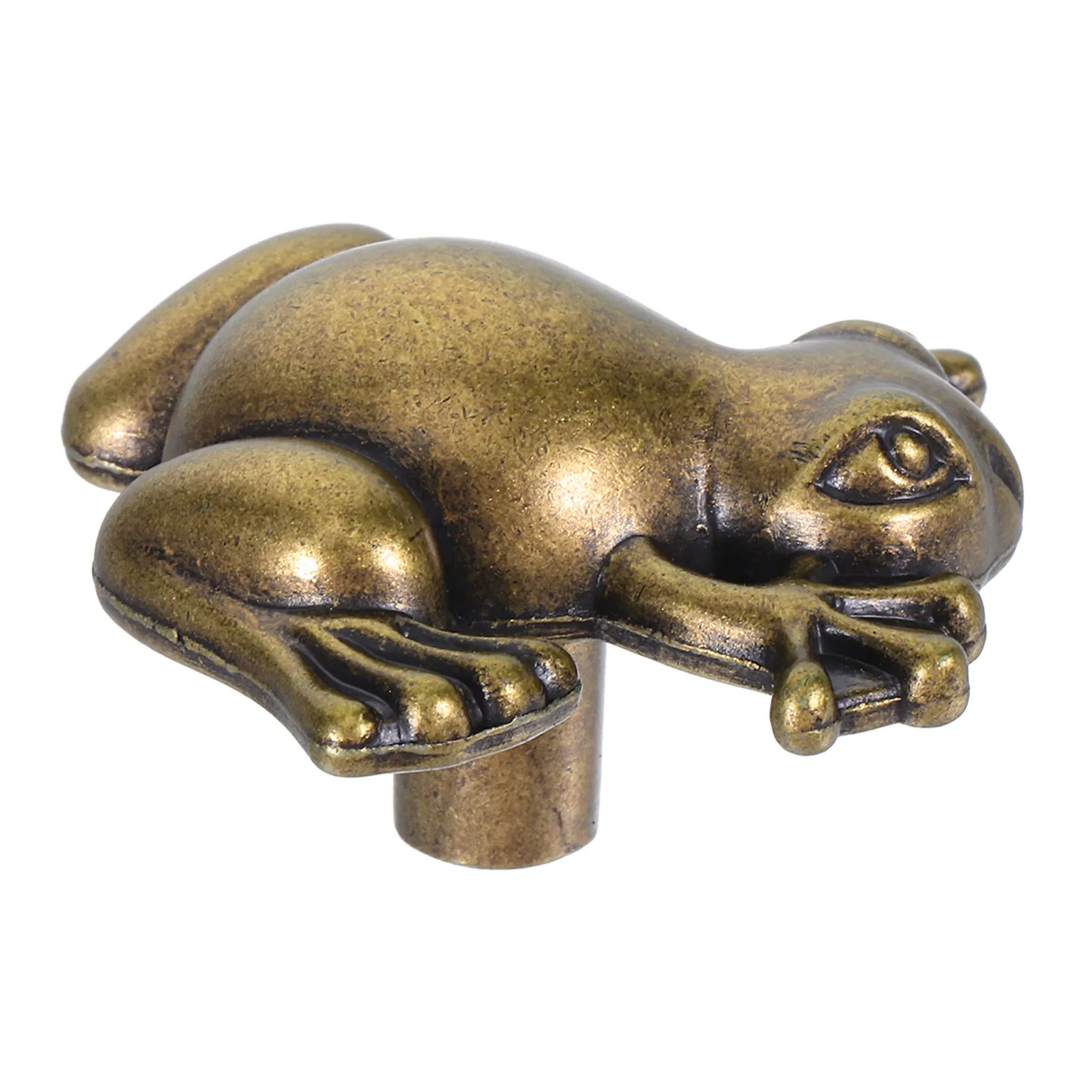 Cartoon Frog Shaped Wardrobe Handle Cute Animal Cabinet Knob Metal Drawer Pull Replacement Furniture Handle Animal Drawer Knobs