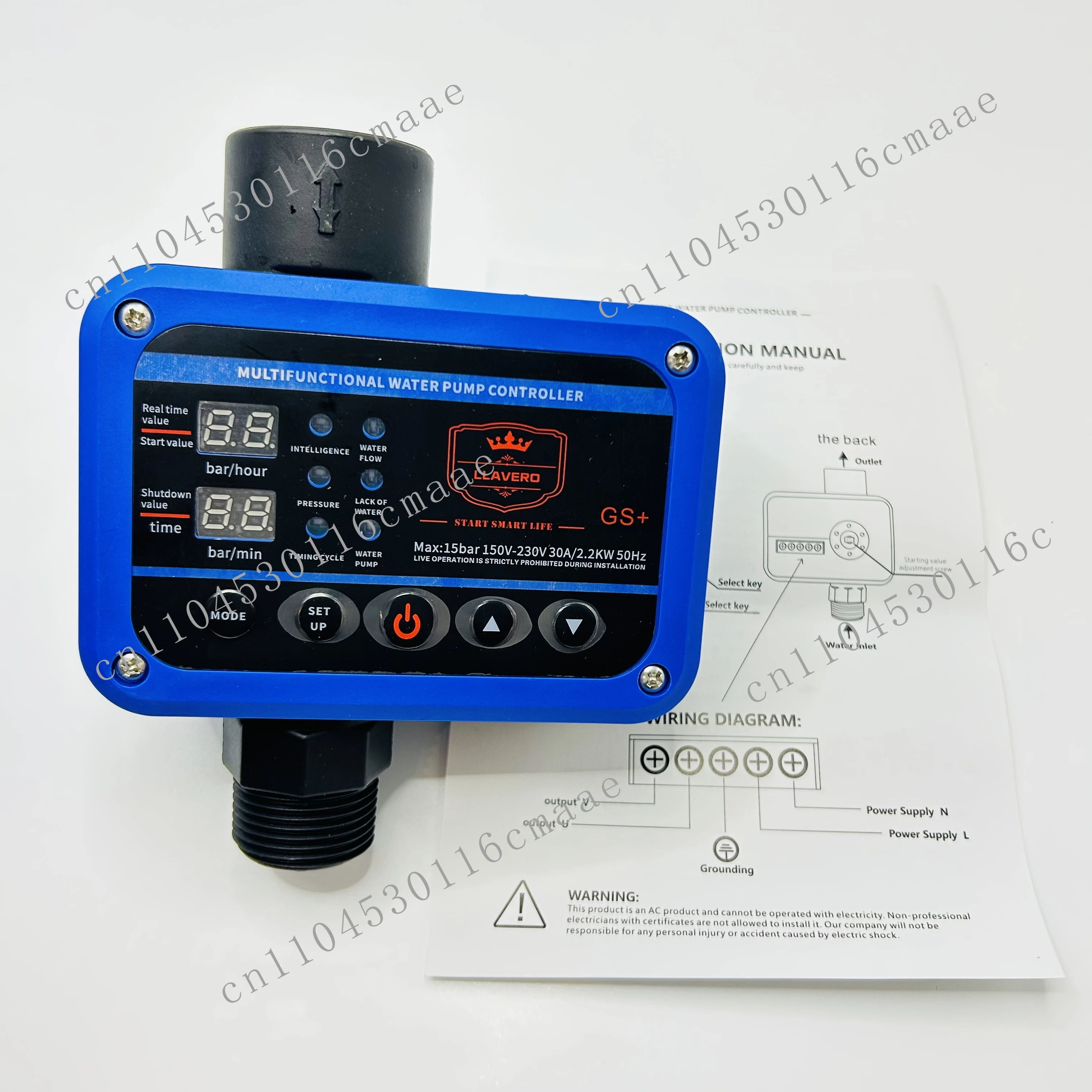 

Water Pump Pressure Controller GSPRO Small and Compact Adjustable Water Pump Pressure Controller Automatic