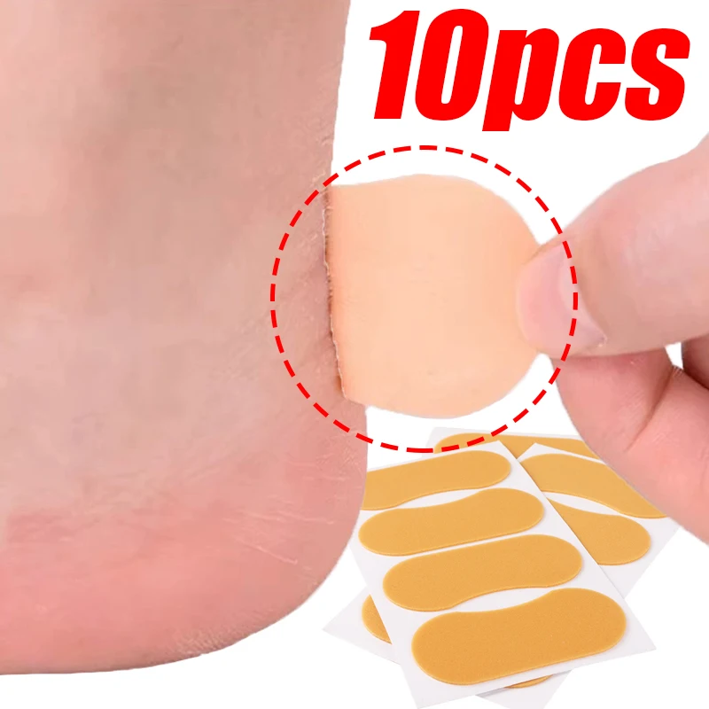 10pcs Gel Shoes Stickers Invisible High Heel Toe Protector Anti Wear Pain Patch Foot Care Adhesive Hydrocolloid Pads Cushions