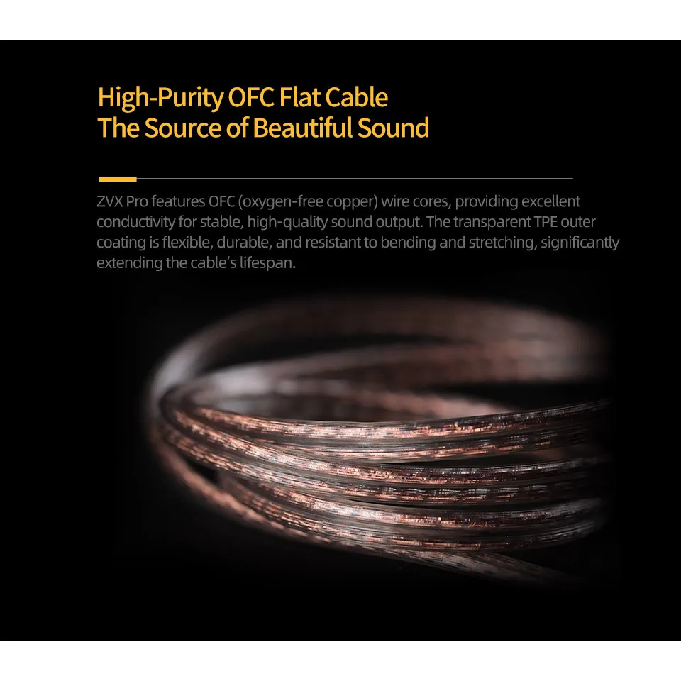 KZ ZVX PRO Earphone In-Ear Speaker Mini HIFI Dinamis Headphone Monitor Logam Headset Musik Olahraga PRX PR2