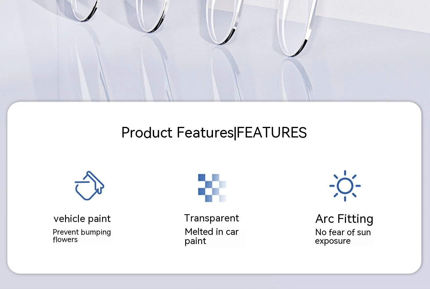 4 stücke Unsichtbare Wasserdichte Auto Tür Anti-Kollision Scratch Streifen Rückspiegel Aufkleber Rand Transparent Griff Schutz – Detail 2