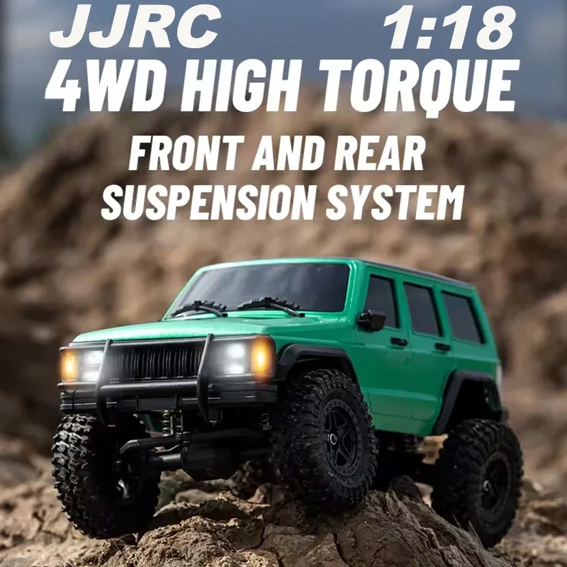 Top JJRC C8809 1/18 RC Car 2.4G Remote Control Crawler 4WD Electric Climbing Off-Road Model Car Toys for Children