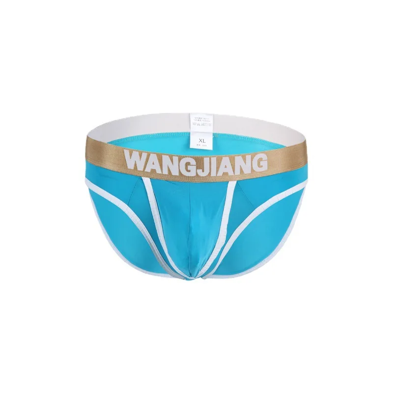 Calzoncillos con bolsa de bala de seda de hielo transparente para hombre, ropa interior Sexy abierta en la parte delantera, calzoncillos cómodos transpirables de tiro bajo con agujero para pene