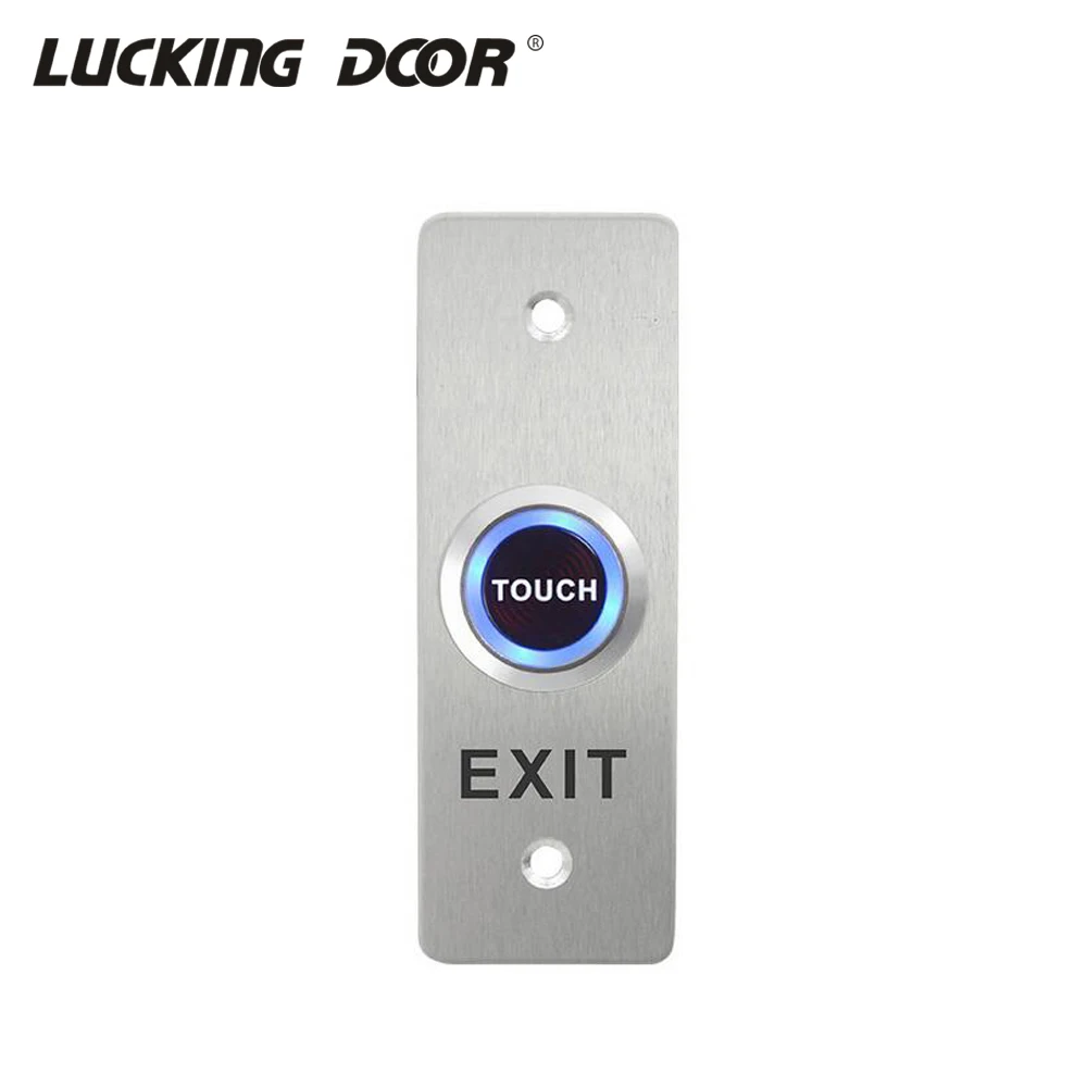 

Stainless Steel Door Bell Switch Infrared No Touch Panel For Access Control Electric Lock Door Exit Push release Button NO/NC/CO