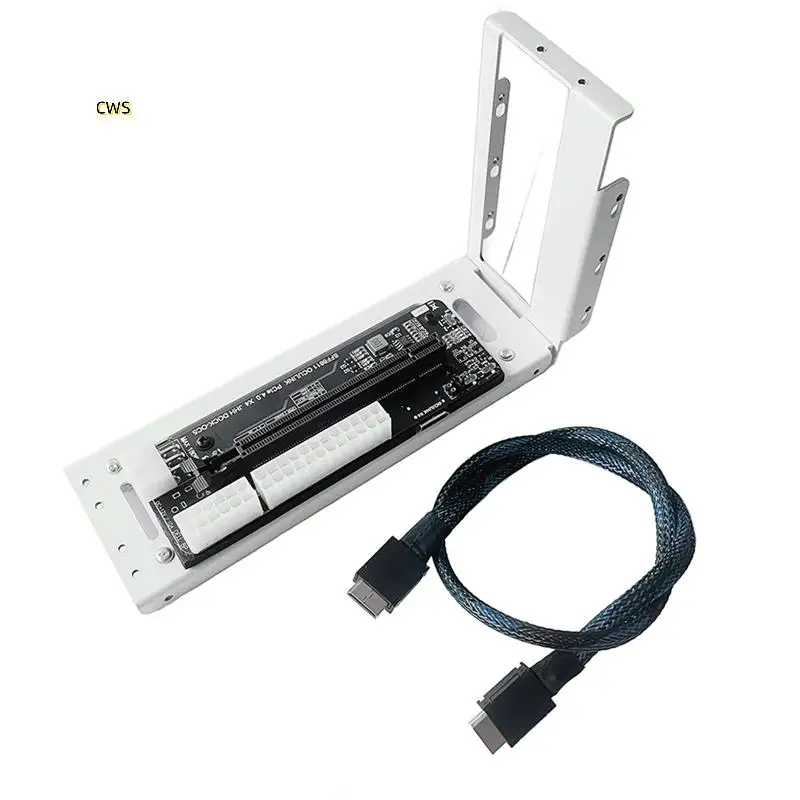 SFF 8611 Oculink M.2 بطاقة الرسومات الخارجية GPU حامل قفص الاتهام Pcie 4.0 X4 Gen4 دفتر GDP NUC بطاقة محول