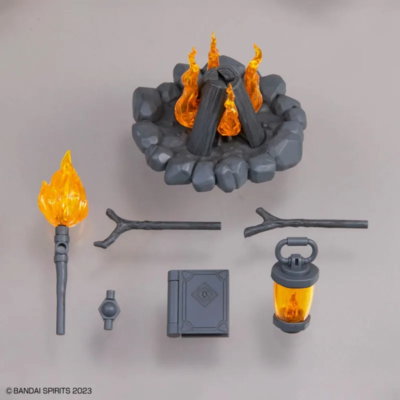 Bandai Original 30MF 30ML 1/144 อนิเมะ ITEM SHOP4 QUEST OPTION ไฟฉายกองไฟ แอคชั่นฟิกเกอร์ ของเล่นประกอบแบบจำลอง ของขวัญสำหรับเด็ก