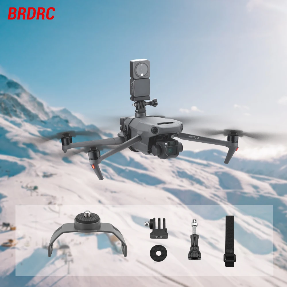 Top Expansion Bracket for DJI Mavic 3 Pro Classic Drone Stand Mount for Insta360 One X2 Gopro Hero Action 2 Camera Accessory