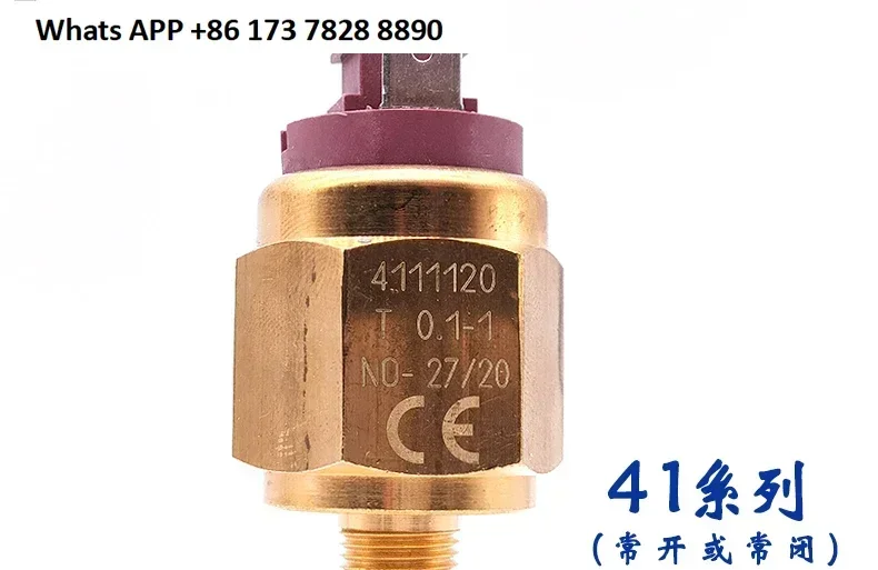 Imported hydraulic overload protection adjustable mechanical normally open 4111122 pressure double touchpoint switch 4920/4820