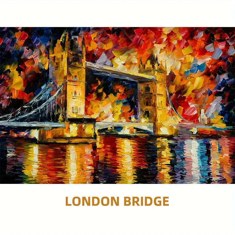 لغز أنبوب اختبار صغير ، جسر لندن ، لوحة شهيرة ، لعبة تعليمية ، ديكور منزلي ، هدية مهرجان ، ألعاب تعليمية ، عائلة ،