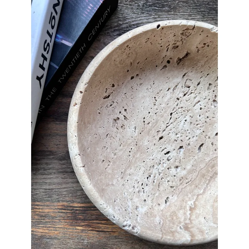 100% Natural Marble Hydroponic Planter, Wabi Sabi Retro Vase for Desktop Greenery