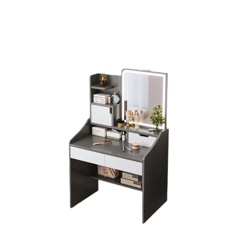 bedroom modern simple small light luxury makeup master bedroom bedside cabinet small apartment