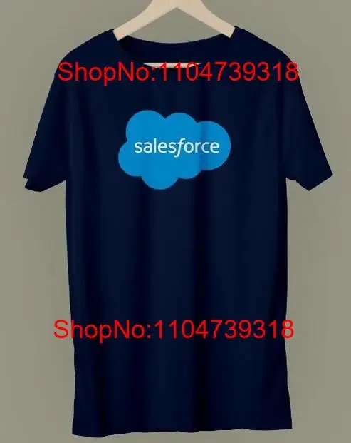 Salesforce CRM software t shirt vintage Washed streetwear Stylish Soft Slightly Unisex Casual Stretched Comfortable homme
