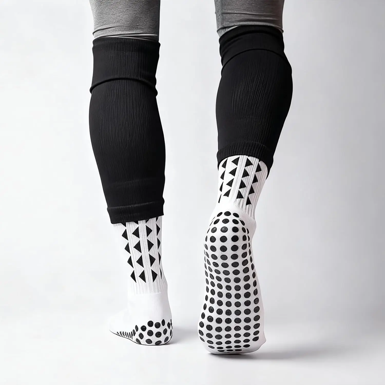 

1 пара футбольных носков с противоскользящей подошвой для мужчин и женщин, спортивные носки с махровой подошвой для футбола, регби, велоспорта, бега и тренировок
