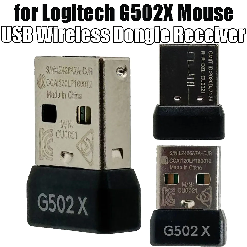 

USB Wireless Dongle Receiver Portable USB Dongle Mouse Receiver Adapter USB Mouse Adapter for Logitech G502X Mouse Accessories
