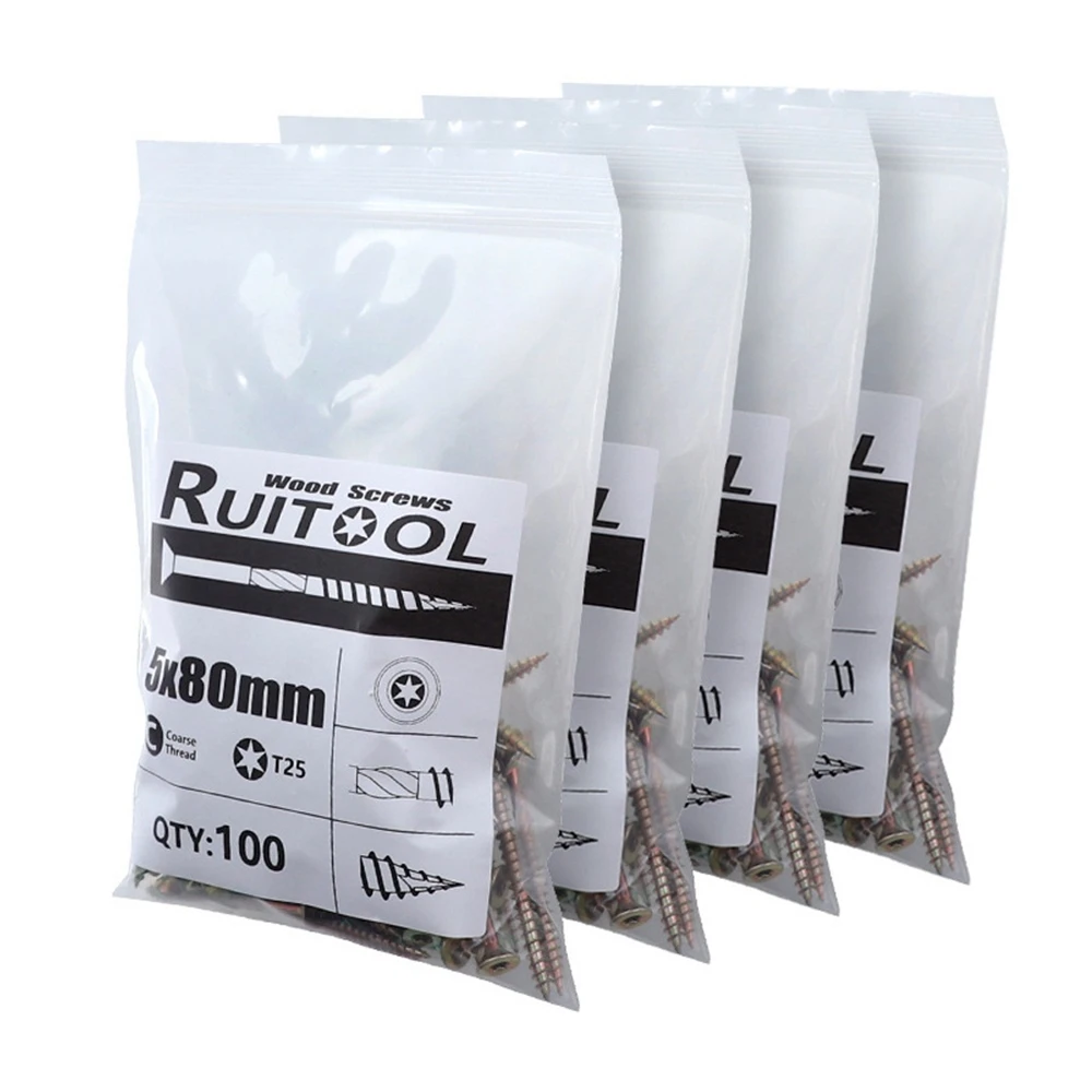 

Torx Self Tapping for Fence Hardware Binding Deck Fastener Woodworking Supplies Screws T25 Screws