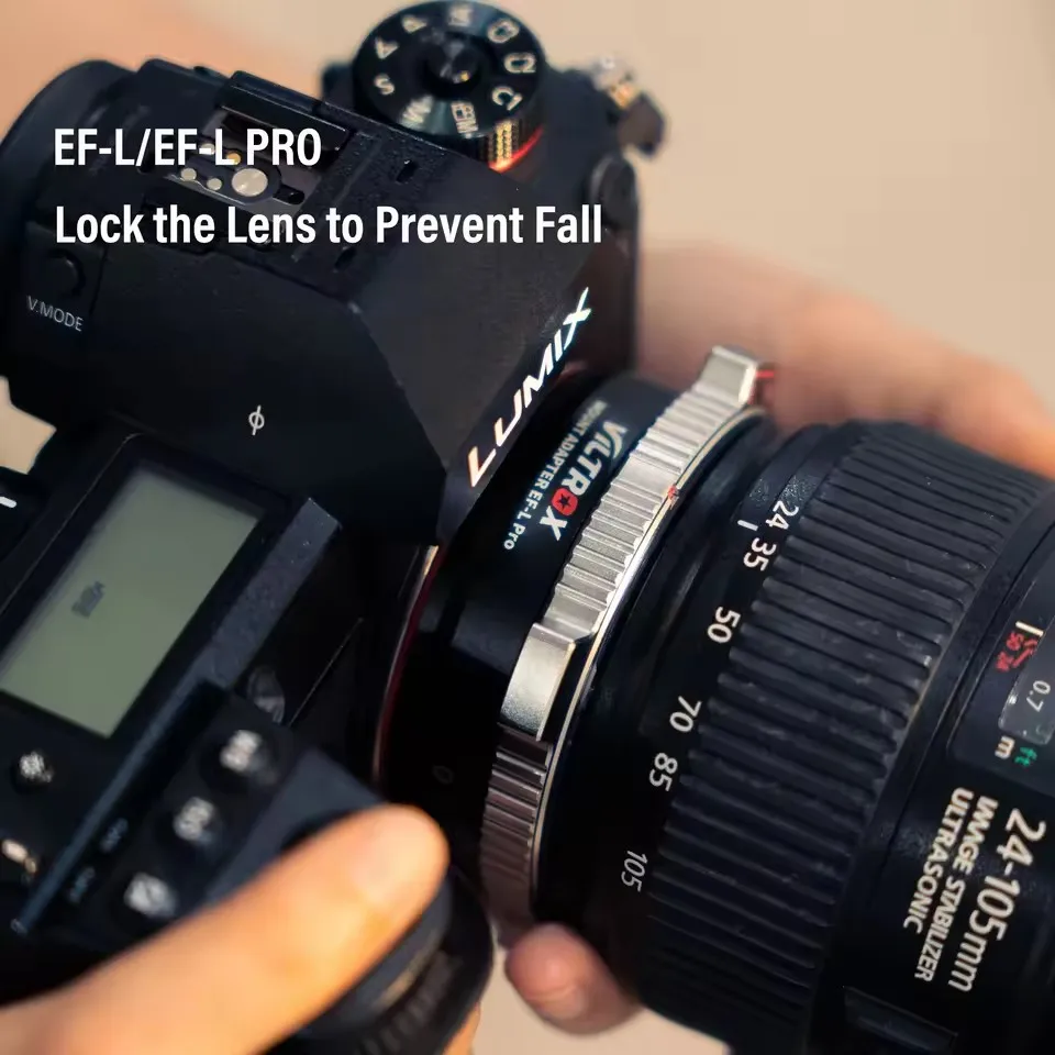 VILTROX EF-L Pro Lens Mount Adapter IS Anti shake Auto Focus for Canon EF EF-S Lens to Leica SL2 Panasonic S1 S1R S1H S5 Camera - Image 3