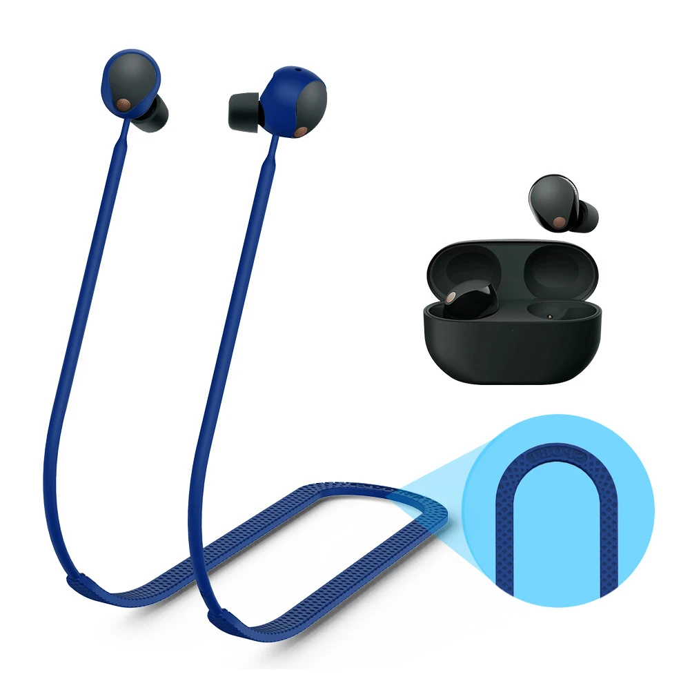 

For Sony WF-1000XM5 Bluetooth-compatible Headset Silicone Anti-lost Lanyard Non-slip