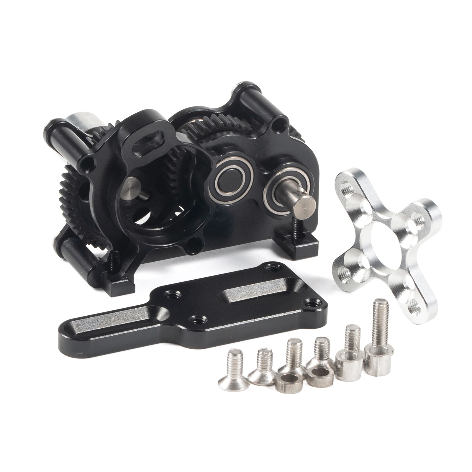 50g Ultralight OD4 Transmission 48P Gearbox With Adapter Plate Right Motor for Mini Class RC Crawler Comp Rigs
