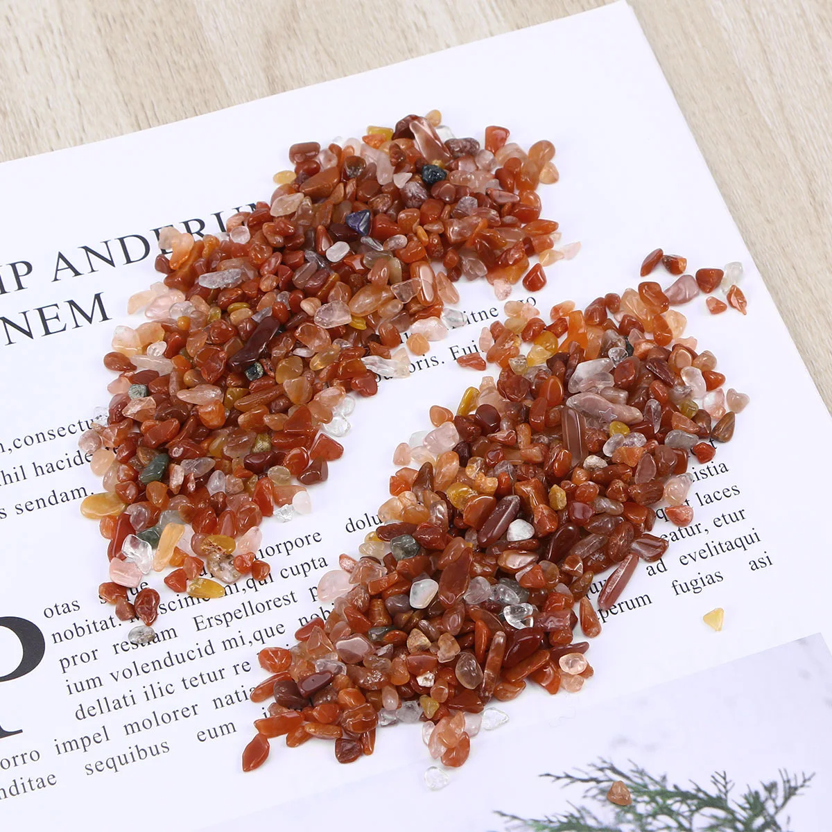 

100G Red Agate Gravel Mixed Color Polished Natural Stones For Aquarium Fish Tank Decorative Gravel Landscape Pond Terrarium Home