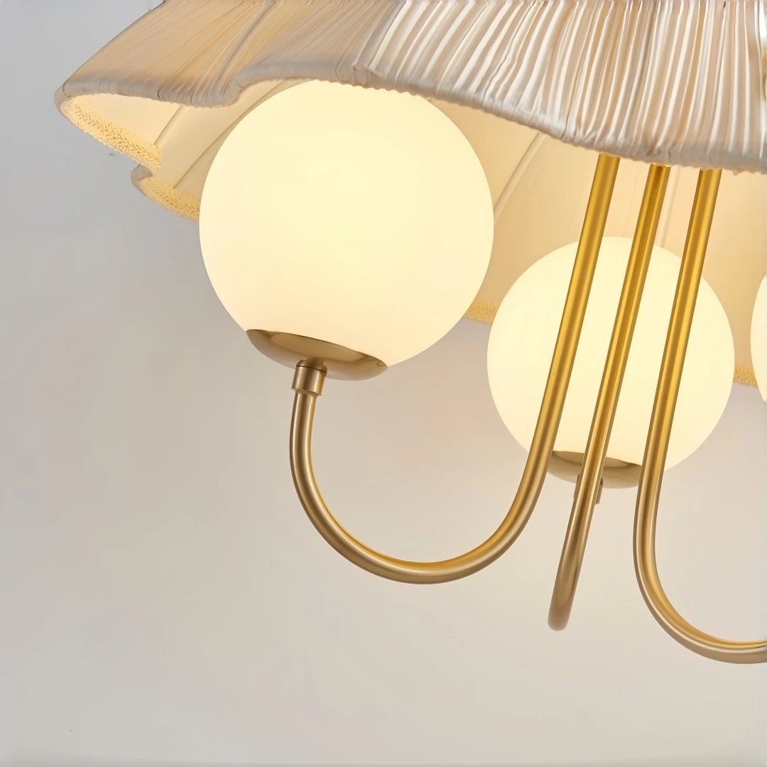 Mid-Century Retro Umbrella Pendant Light for Dining Room Kitchen Island Bedroom Warm Elegant Contemporary Home Interior Decor view 5
