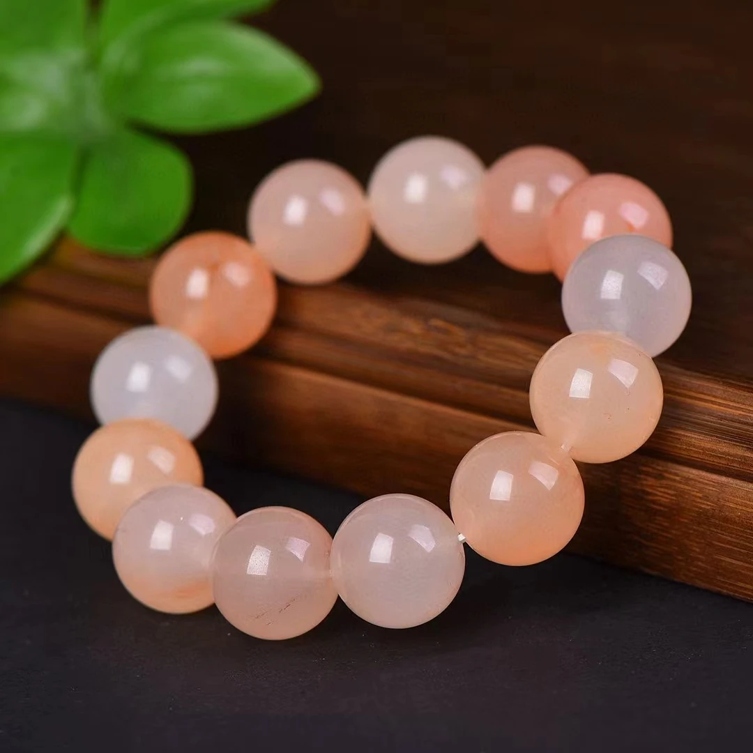 Golden Silk Jade Hand Chain Natural Rhodonite Stone Elastic Bangle Fashion Womens Gemstone Bracelets Charms Jewelry Accessories