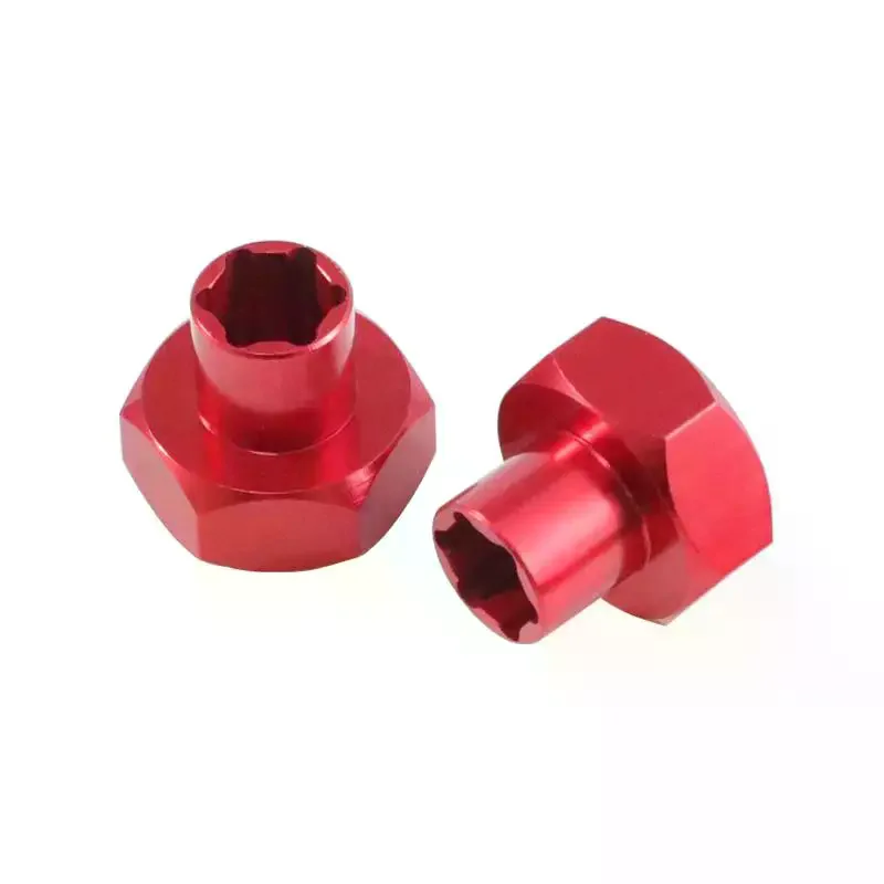 4Pcs Aluminum Alloy 5mm To 12mm Hex Wheel Hub Adapter Conversion For WPL D12 D14 1/10 MN Model D90 MN82 MN99s MN78 Wheels